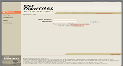 Desktop Screenshot of agents.wildfrontiers.com